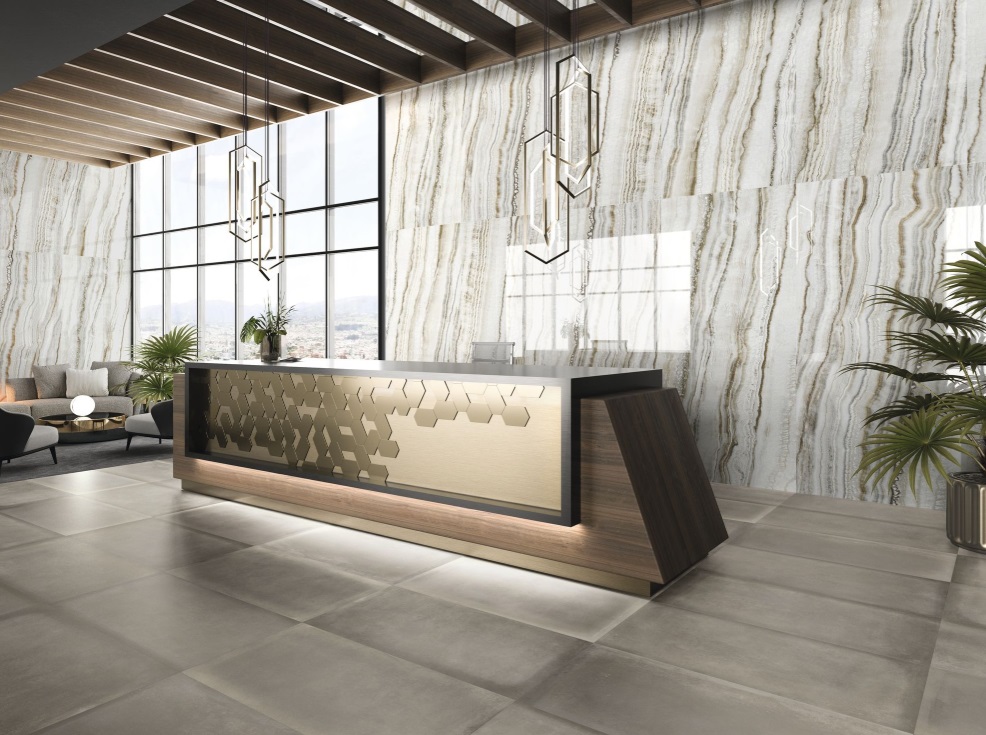 Fartuch kuchenny (Backsplash) ze spieku kwarcowego Baldocer Elyt 120 x 260 cm, grubość 7 mm