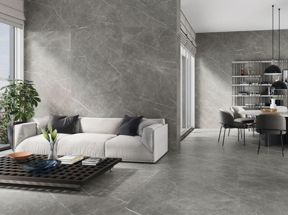 Okładzina ścienna do kuchni (Backsplash) ze spieku kwarcowego Baldocer Eternal Dark 120 x 260 cm, grubość 6 mm lub 7 mm
