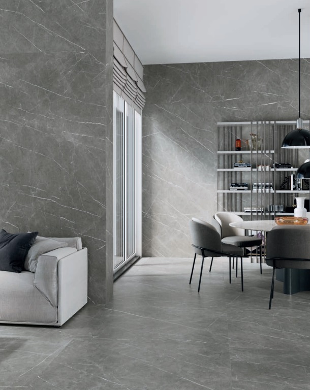 Okładzina ścienna do kuchni (Backsplash) ze spieku kwarcowego Baldocer Eternal Dark 120 x 260 cm, grubość 6 mm lub 7 mm