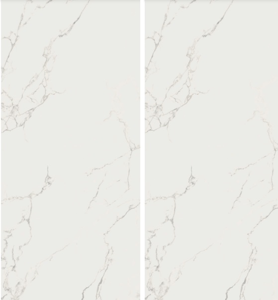 Fartuch kuchenny (Backsplash) ze spieku kwarcowego AB Finezza Bianco 120 x 260 cm, grubość 6 mm lub 7 mm