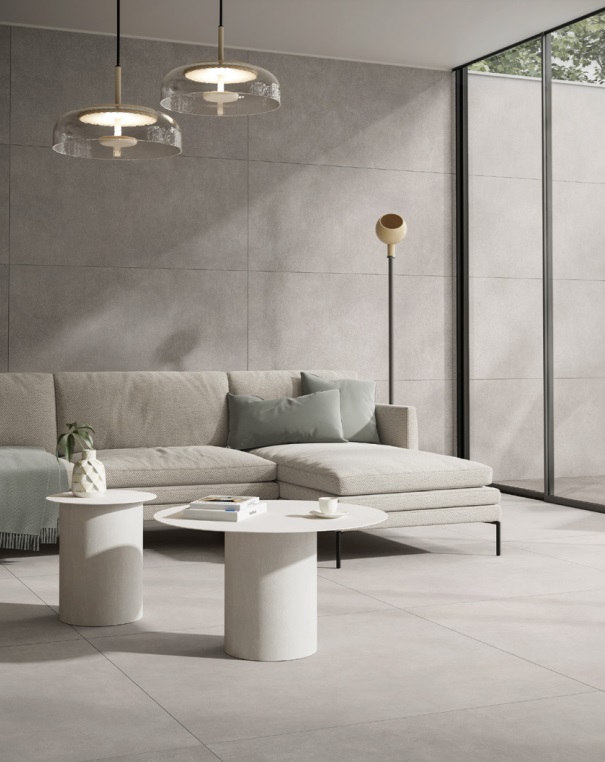 Okładzina ścienna do kuchni (Backsplash) ze spieku kwarcowego Mirage Glocal GC11 Nebula 120×278 cm, grubość 6 mm