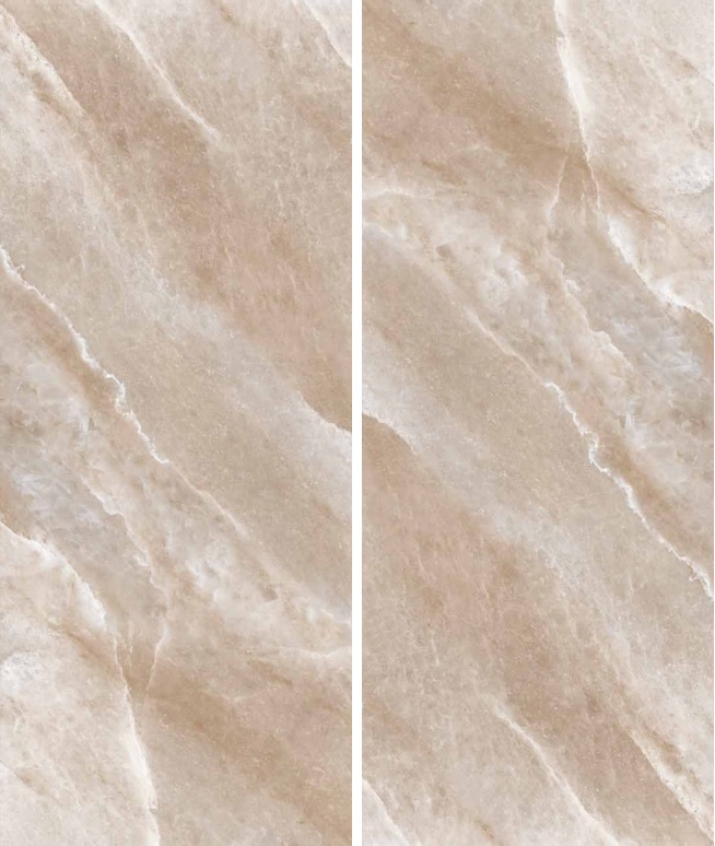 Fartuch kuchenny (Backsplash) ze spieku kwarcowego Rondine Himalaya Coral 120 x 280 cm, grubość 6 mm