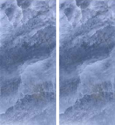 Fartuch kuchenny (Backsplash) ze spieku kwarcowego Rondine Himalaya Light Blue 120 x 280 cm, grubość 6 mm
