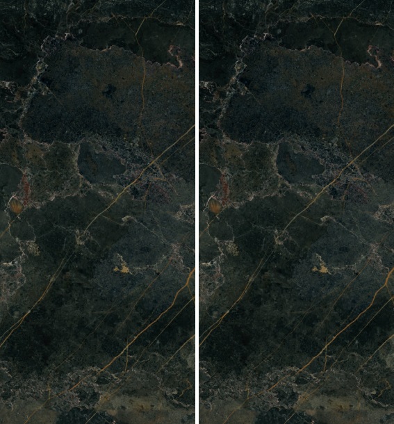 Okładzina ścienna do kuchni (Backsplash) ze spieku kwarcowego AB Icaro Dark 120 x 260 cm, grubość 7 mm