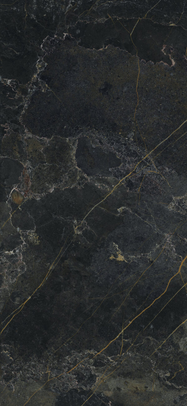 Okładzina ścienna do kuchni (Backsplash) ze spieku kwarcowego AB Icaro Dark 120 x 260 cm, grubość 7 mm