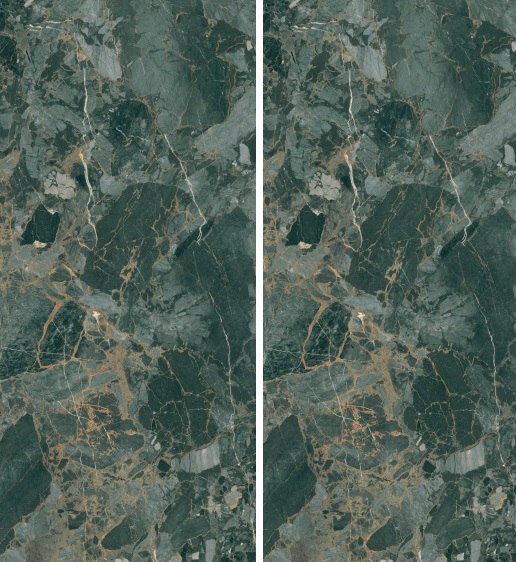 Okładzina ścienna do kuchni (Backsplash) ze spieku kwarcowego AB Indi Green 120 x 260 cm, grubość 7 mm