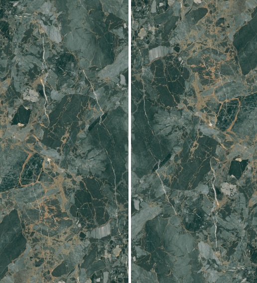Okładzina ścienna do kuchni (Backsplash) ze spieku kwarcowego AB Indi Green 120 x 260 cm, grubość 7 mm