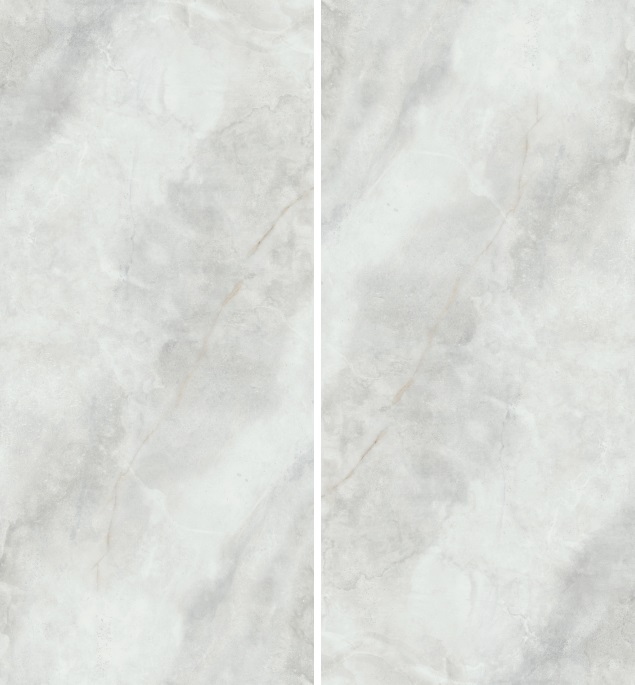 Fartuch kuchenny (Backsplash) ze spieku kwarcowego AB Irham Gris 120 x 260 cm, grubość 7 mm