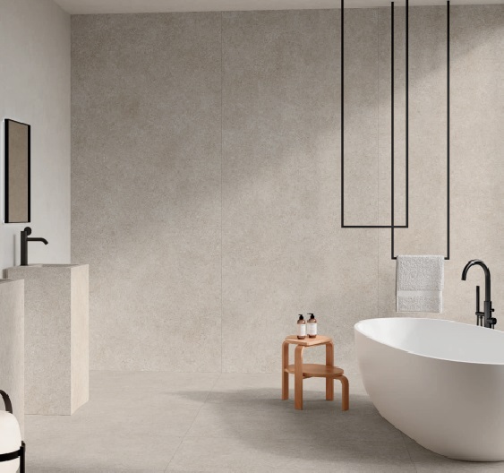 Okładzina ścienna do kuchni (Backsplash) ze spieku kwarcowego Alaplana Lomma Bone 120 x 280 cm, grubość 6 mm