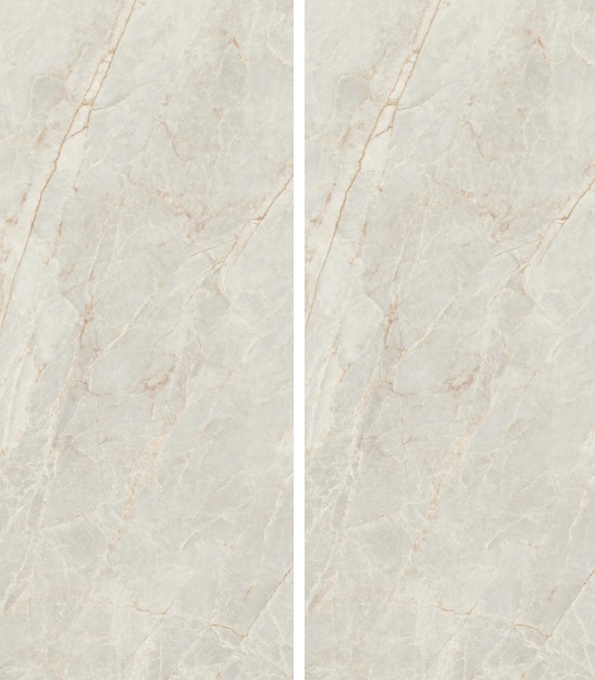 Okładzina ścienna do kuchni (Backsplash) ze spieku kwarcowego AB Majestic Pearl 120 x 280 cm, grubość 6 mm lub 7 mm