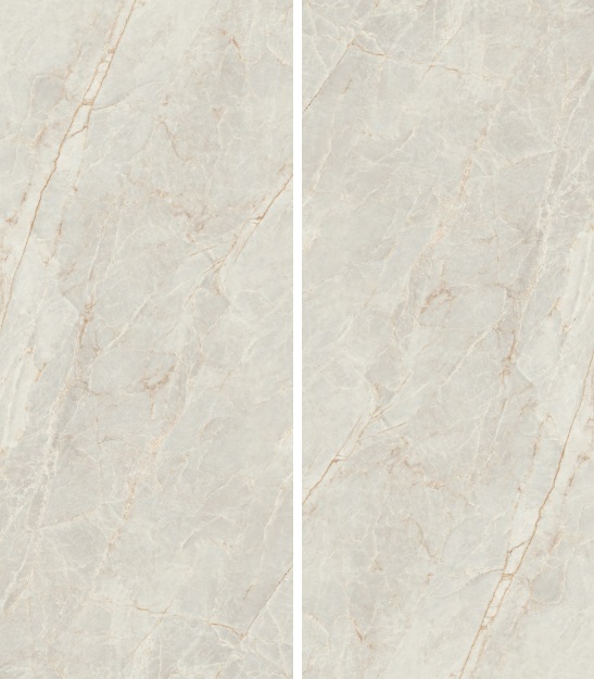 Okładzina ścienna do kuchni (Backsplash) ze spieku kwarcowego AB Majestic Pearl 120 x 280 cm, grubość 6 mm lub 7 mm