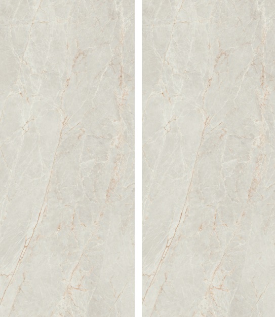 Okładzina ścienna do kuchni (Backsplash) ze spieku kwarcowego AB Majestic Pearl 120 x 280 cm, grubość 6 mm lub 7 mm