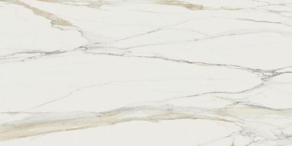 Fartuch kuchenny (Backsplash) ze spieku kwarcowego Florim Marble Calacatta Gold – glossy