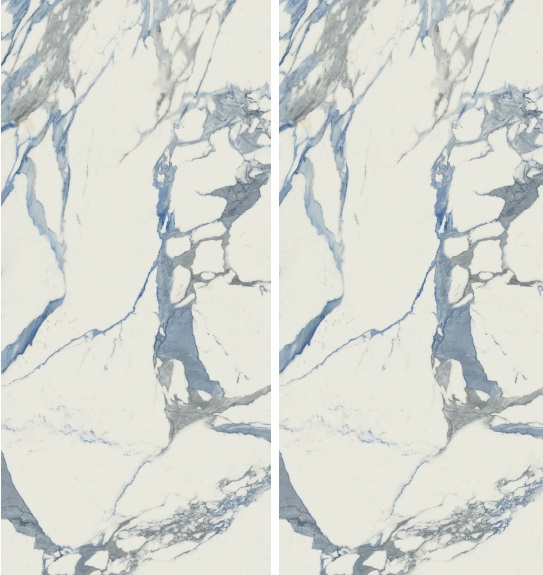 Okładzina ścienna do kuchni (Backsplash) ze spieku kwarcowego AB Medici Blue 120 x 260 cm, grubość 6 mm lub 7 mm