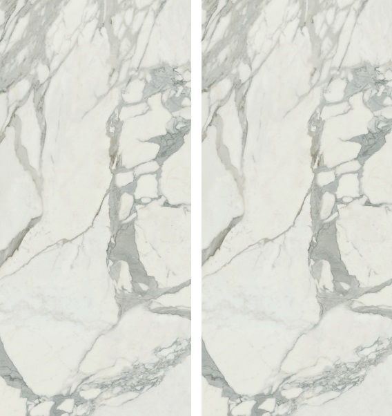 Fartuch kuchenny (Backsplash) ze spieku kwarcowego AB Medici White 120 x 260 cm, grubość 6 mm lub 7 mm