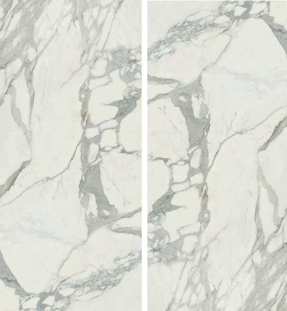 Fartuch kuchenny (Backsplash) ze spieku kwarcowego AB Medici White 120 x 260 cm, grubość 6 mm lub 7 mm