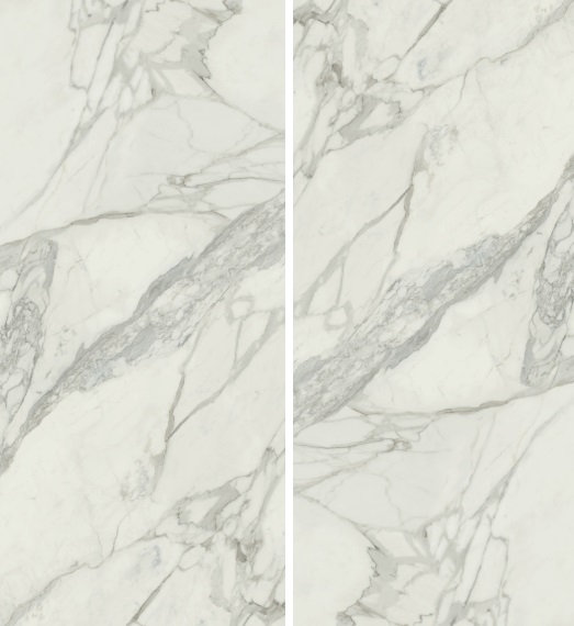 Fartuch kuchenny (Backsplash) ze spieku kwarcowego AB Medici White 120 x 260 cm, grubość 6 mm lub 7 mm