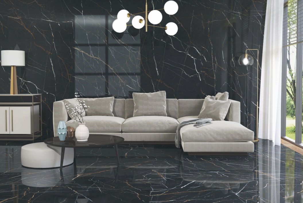 Fartuch kuchenny (Backsplash) ze spieku kwarcowego Baldocer Moonlight 120 x 260 cm, grubość 7 mm