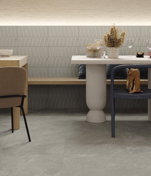 Okładzina ścienna do kuchni (Backsplash) ze spieku kwarcowego Mirage Motley MT05 Woodstock 120×278 cm, grubość 6 mm