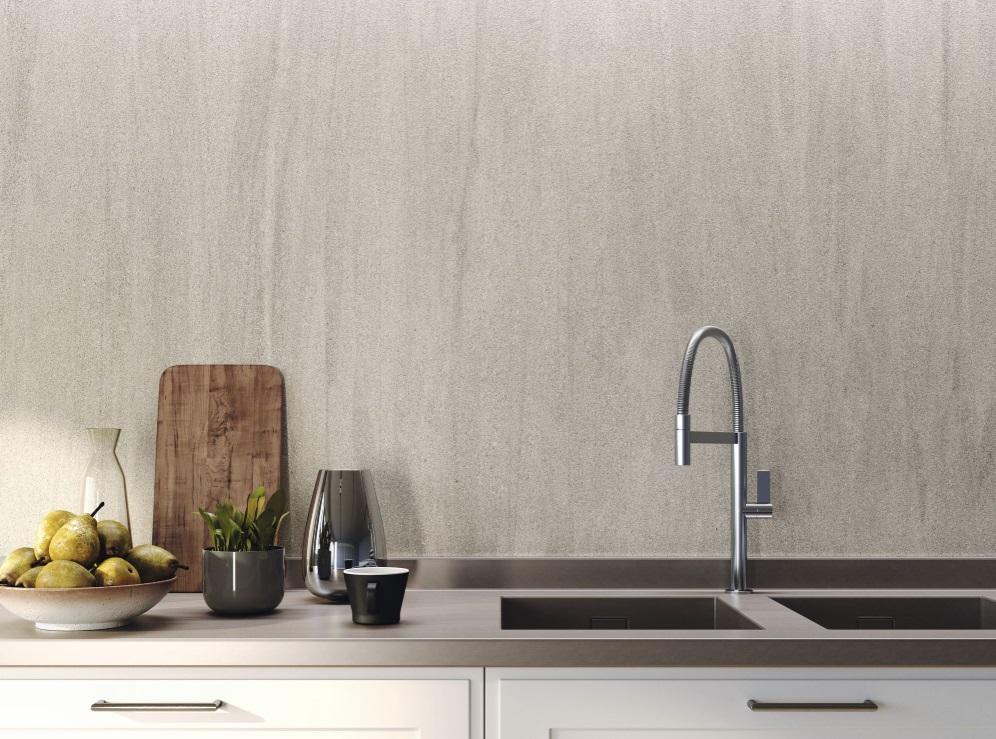 Okładzina ścienna do kuchni (Backsplash) ze spieku kwarcowego Baldocer Prospect Natural 120 x 240 cm, grubość 6 mm