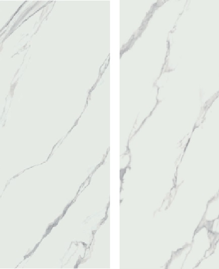 Fartuch kuchenny (Backsplash) ze spieku kwarcowego Alaplana Pune White 120 x 280 cm, grubość 6 mm