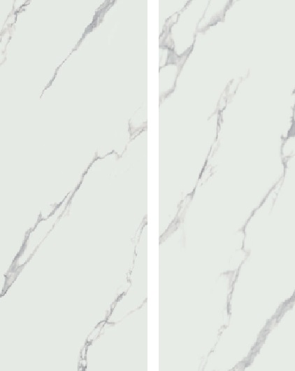 Fartuch kuchenny (Backsplash) ze spieku kwarcowego Alaplana Pune White 120 x 280 cm, grubość 6 mm