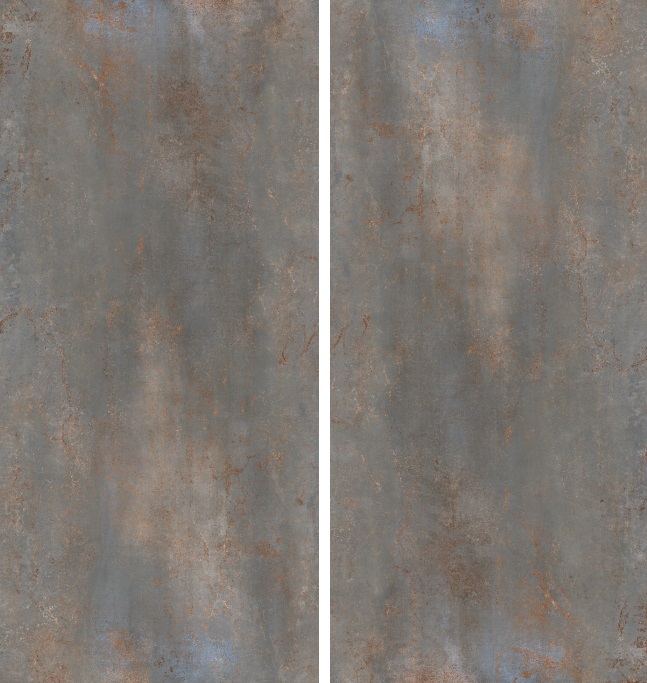 Fartuch kuchenny (Backsplash) ze spieku kwarcowego AB Rhodium Steel 120 x 260 cm, grubość 6 mm