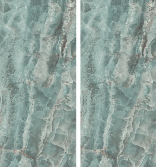 Fartuch kuchenny (Backsplash) ze spieku kwarcowego AB Saphire Jade 120 x 260 cm, grubość 7 mm