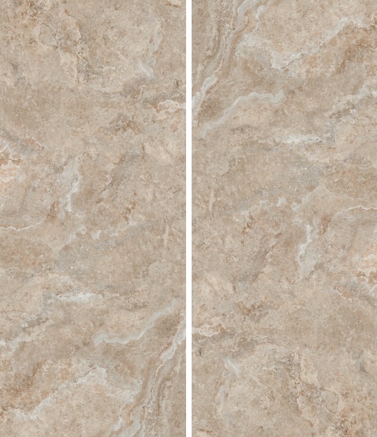 Fartuch kuchenny (Backsplash) ze spieku kwarcowego AB Scabos Nut, 120 x 280 cm, 6 mm
