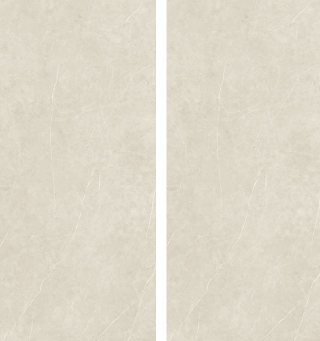 Okładzina ścienna do kuchni (Backsplash) ze spieku kwarcowego AB Tessino Ivory 120 x 260 cm, grubość 6 mm lub 7 mm