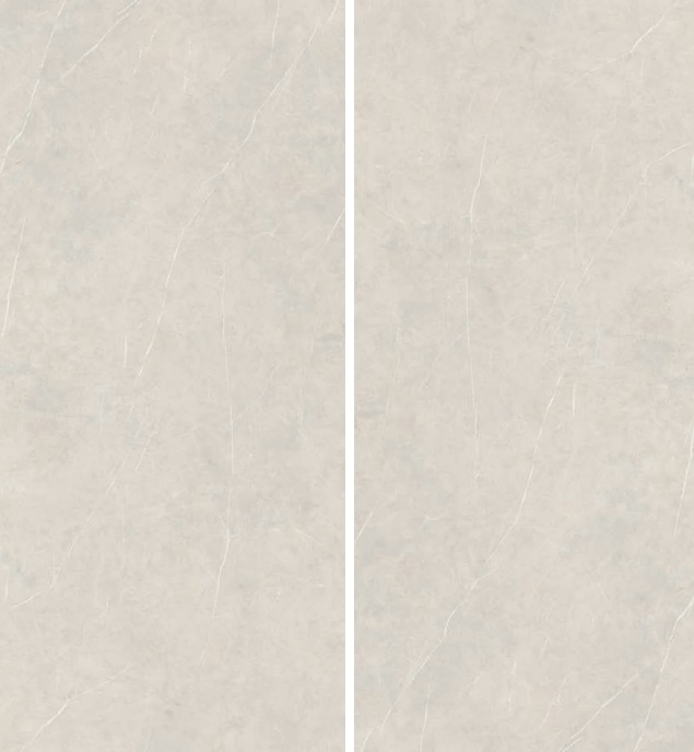 Okładzina ścienna do kuchni (Backsplash) ze spieku kwarcowego AB Tessino Ivory 120 x 260 cm, grubość 6 mm lub 7 mm