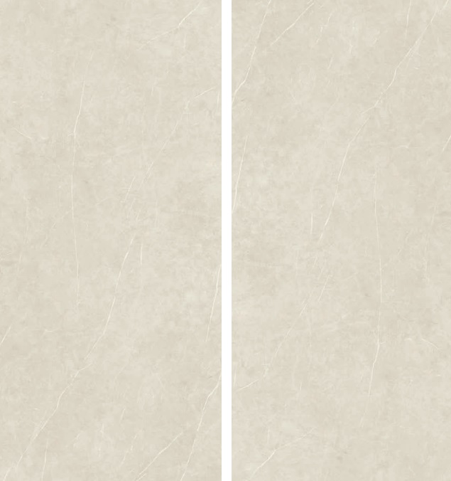 Okładzina ścienna do kuchni (Backsplash) ze spieku kwarcowego AB Tessino Ivory 120 x 260 cm, grubość 6 mm lub 7 mm
