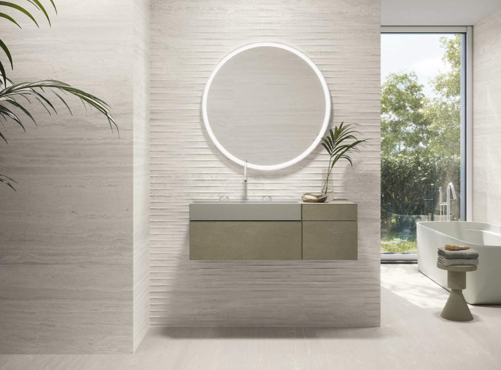 Fartuch kuchenny (Backsplash) ze spieku kwarcowego Baldocer Venice Bianco 120×260 cm, grubość 6 mm lub 7 mm