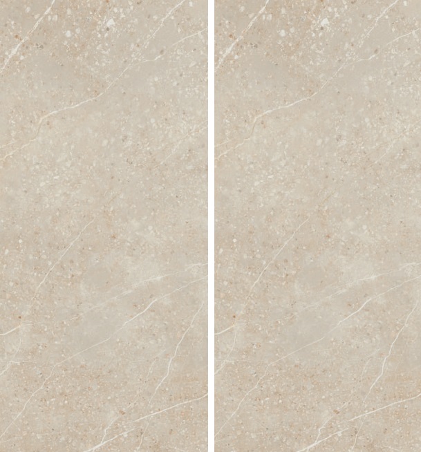 Fartuch kuchenny (Backsplash) ze spieku kwarcowego Baldocer Volcano Avorio 120 x 260 cm, grubość 6 mm