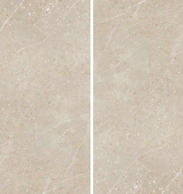 Fartuch kuchenny (Backsplash) ze spieku kwarcowego Baldocer Volcano Avorio 120 x 260 cm, grubość 6 mm