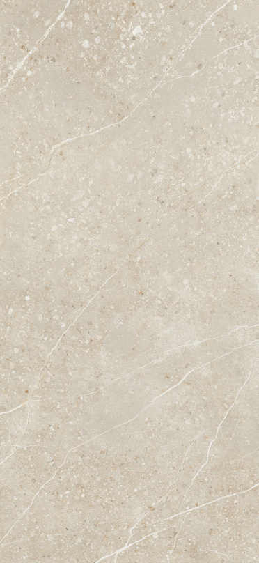 Fartuch kuchenny (Backsplash) ze spieku kwarcowego Baldocer Volcano Avorio 120 x 260 cm, grubość 6 mm