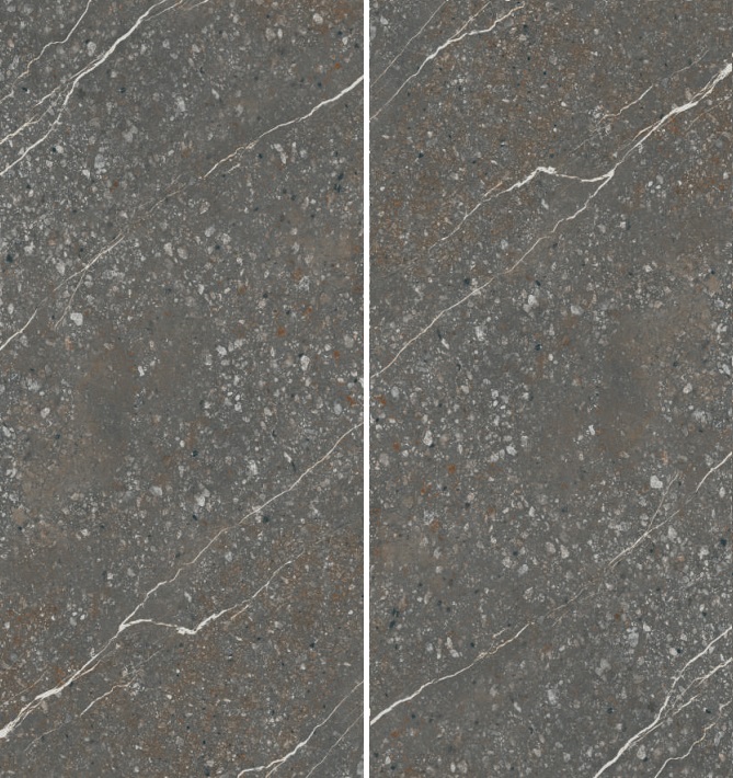 Fartuch kuchenny (Backsplash) ze spieku kwarcowego Baldocer Volcano Nero 120 x 260 cm, grubość 6 mm