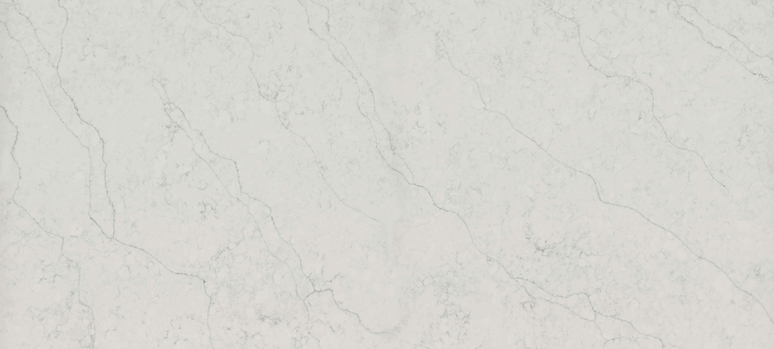 Blat kuchenny z konglomeratu Technistone Mystery White, wykonany na wymiar, biały – polerowany