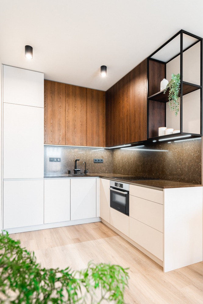 Blat kuchenny z konglomeratu Technistone Noble Athos Brown, wykonany na wymiar, brązowy – polerowany
