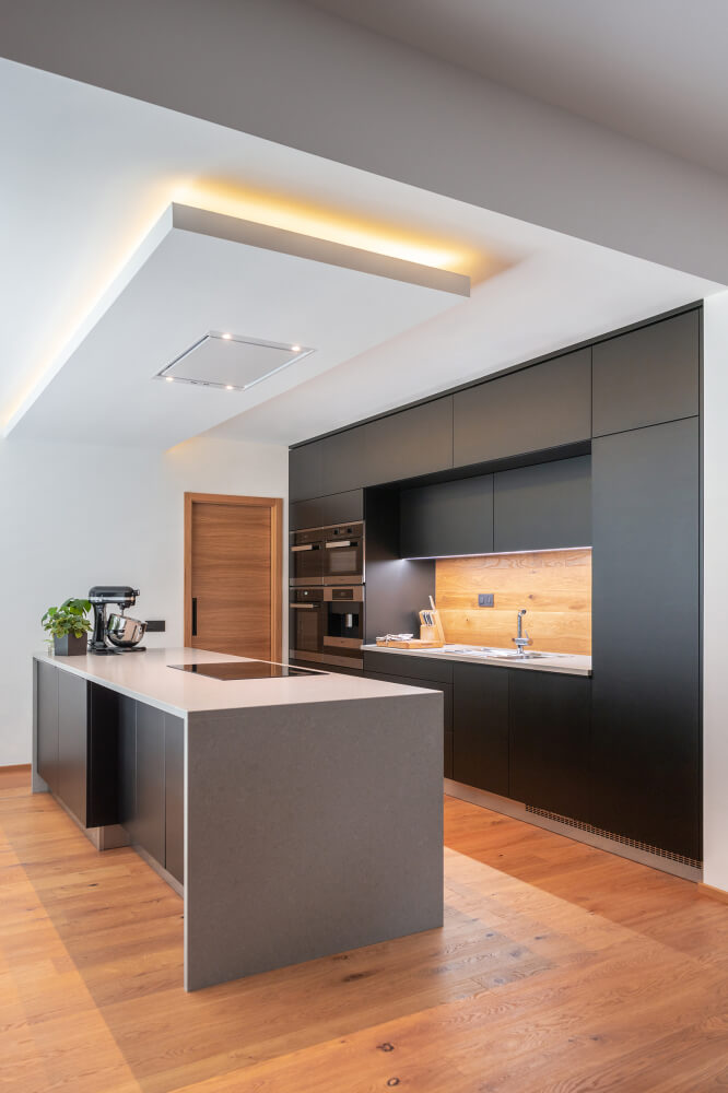 Blat kuchenny z konglomeratu Technistone Noble Concrete Grey, wykonany na wymiar, szary – matowy