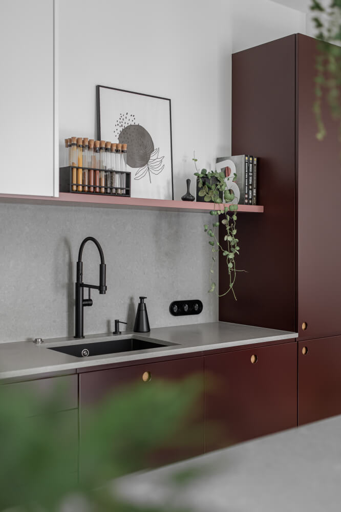 Blat kuchenny z konglomeratu Technistone Noble Concrete Grey, wykonany na wymiar, szary – matowy