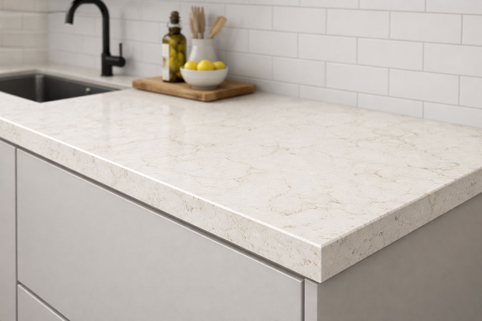 Konglomerat kwarcowy F-Quartz Taj Imperial na blat