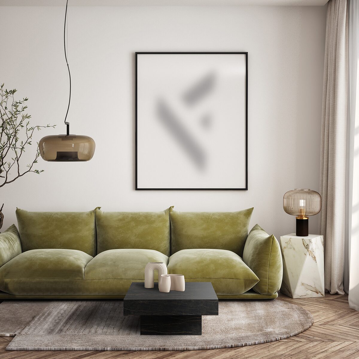 Stół Franko Milan ze spieku kwarcowego Franko Noir Desir 100×60