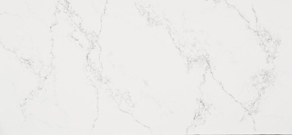 Blat kuchenny z konglomeratu wykonany na wymiar, biały – Caesarstone Empira White – polerowany