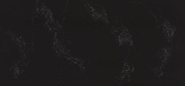 Blat kuchenny z konglomeratu na wymiar, czarny – Caesarstone Empira Black – polerowany