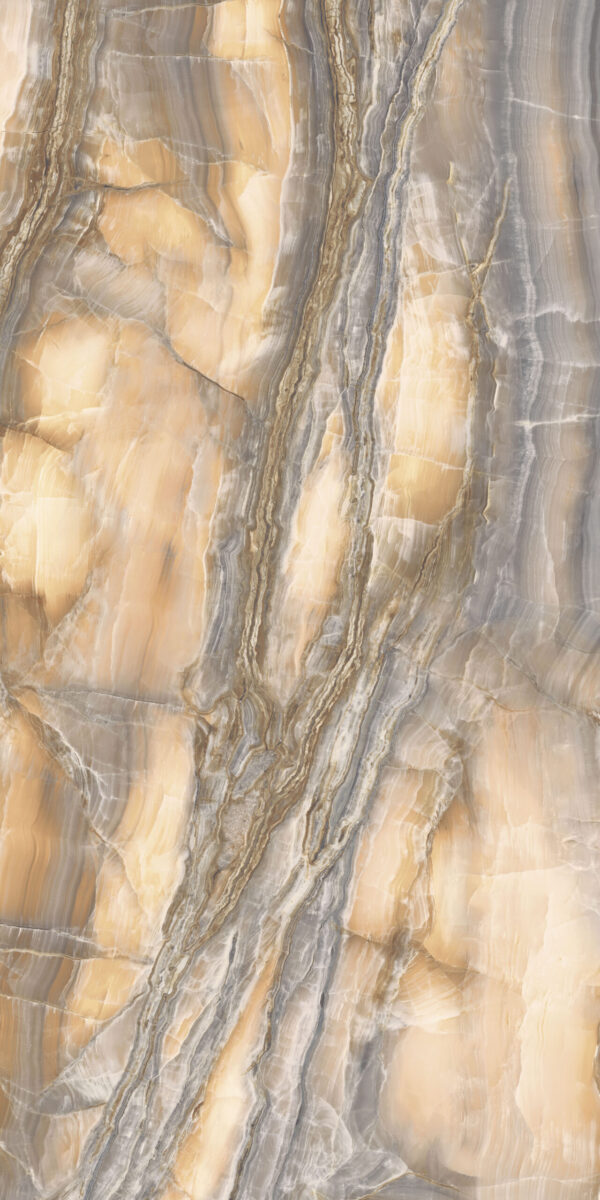 Wielkoformatowy spiek kwarcowy 320 x 160 cm Franko Onyx Solarix na blat i okładzinę