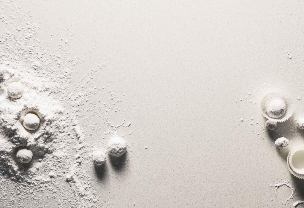 Blat kuchenny z konglomeratu wykonany na wymiar, biały – Caesarstone Osprey – wypolerowany