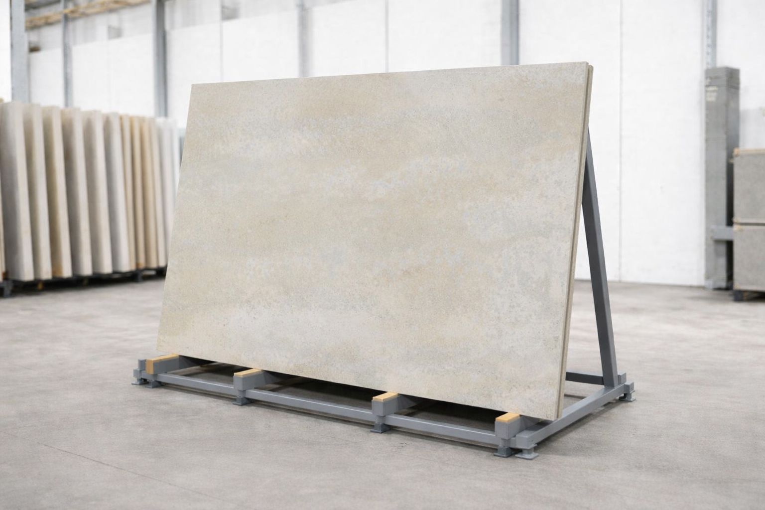 Blat kuchenny z konglomeratu wykonany na wymiar, szary – Caesarstone Primordia – matowy