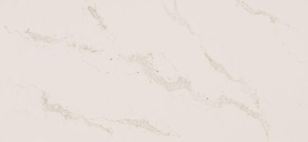 Blat kuchenny z konglomeratu wykonany na wymiar, biały – Caesarstone Statuario Maximus – polerowany
