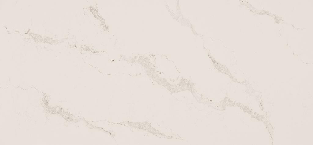 Blat kuchenny z konglomeratu wykonany na wymiar, biały – Caesarstone Statuario Maximus – polerowany